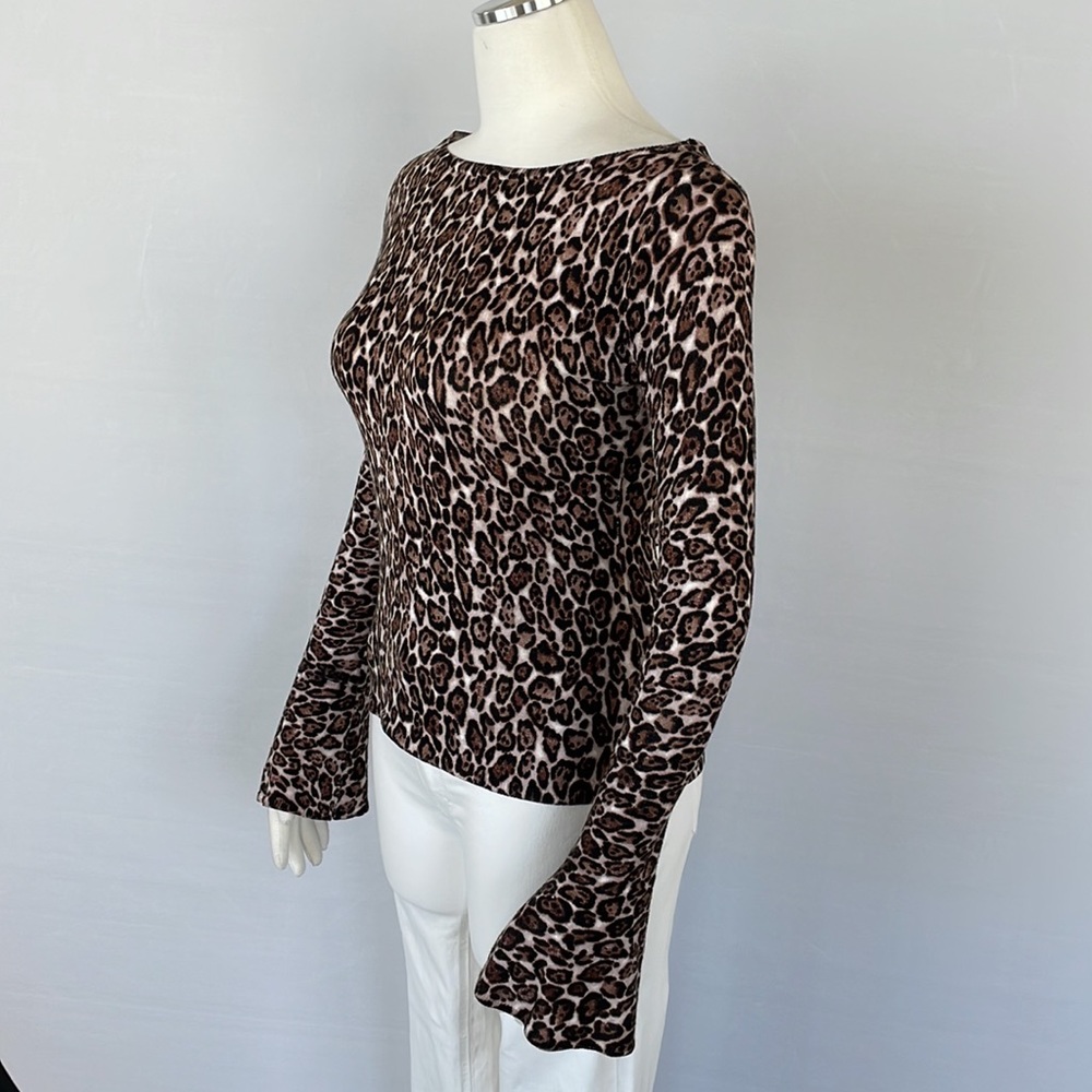 WHBM Leopard Sweater Size X Small - Picture 3 of 8